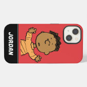 Etui iPhone 13 Peanuts | Regard de Franklin (Verso Horizontal)