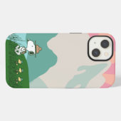 Etui iPhone 13 Peanuts | Snoopy Chef de Meute (Verso Horizontal)