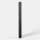 Etui iPhone 13 Peau de serpent noir (Côté droit)