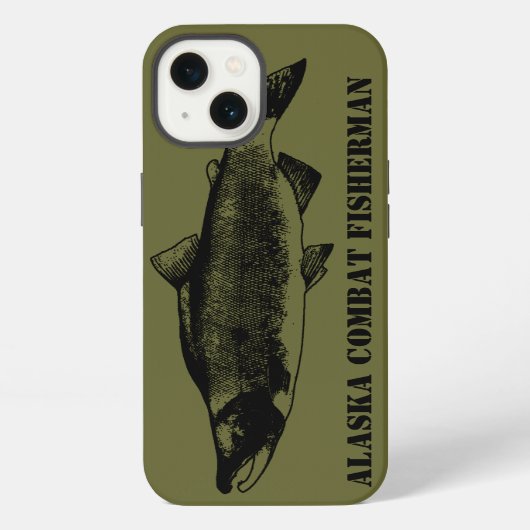 Etui iPhone 13 Pêcheur de combat d'Alaska (Verso)