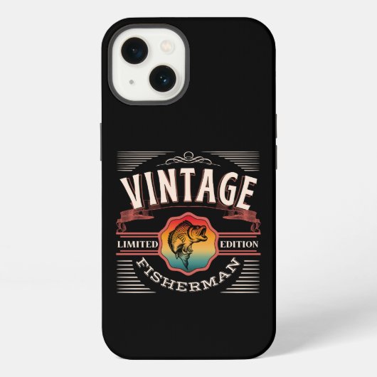 ETUI iPhone 13 PÊCHEUR VINTAGE ÉDITION LIMITÉE (Verso)