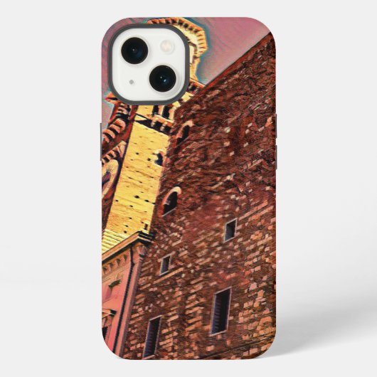 Etui iPhone 13 peinture d'architecture italienne (Verso)
