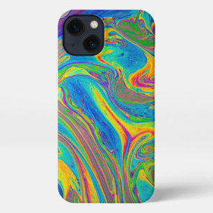 Etui iPhone 13 Peinture en marbre
