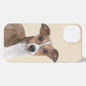 Etui iPhone 13 Peinture italienne Greyhound - Cute Original Chien (Verso Horizontal)
