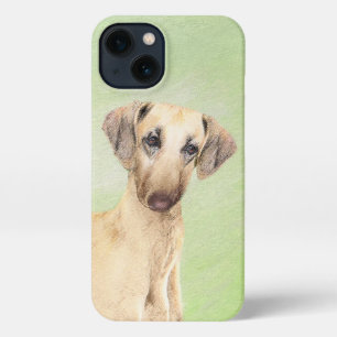 Etui iPhone 13 Peinture Sloughis - Joli art original pour chien