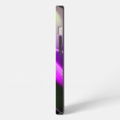 Etui iPhone 13 PERLE ALIEN MONOGRAMME Vert Violet Rose Fractales (Côté gauche)