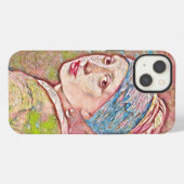 Etui iPhone 13 Perle d'Oreille (Verso Horizontal)
