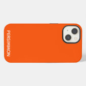 Etui iPhone 13 Persimon rouge nom Coque-Mate coque iphone (Verso Horizontal)