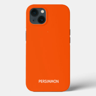 Etui iPhone 13 Persimon rouge nom Coque-Mate coque iphone