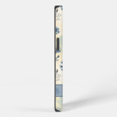 Etui iPhone 13 Personalized Name Blue Wildflowers (Côté droit)