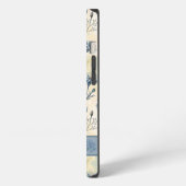 Etui iPhone 13 Personalized Name Blue Wildflowers (Côté gauche)