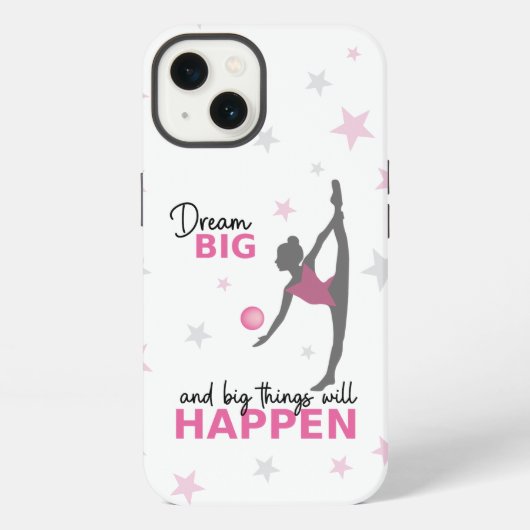 Etui iPhone 13 Personalized Rhythmic Gymnast Dream Big Phone Case (Verso)
