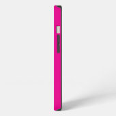 Etui iPhone 13 Personnalisé Nom Personnalisé Simple Élégant Rose (Côté gauche)