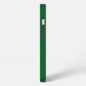 Etui iPhone 13 Personnalisé Nom Personnalisé Simple Élégant Vert  (Côté gauche)