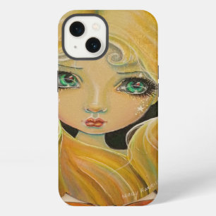Etui iPhone 13 Petite fée rêveuse Fantasy Art Gros Yeux