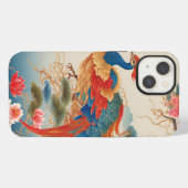 Etui iPhone 13 Phénix et Lotus (Verso Horizontal)