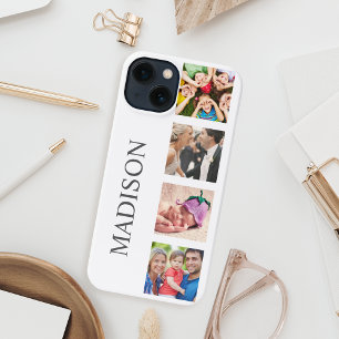 Etui iPhone 13 Photo Custom Family Collage Personnalité de White