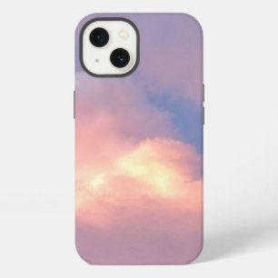 Etui iPhone 13 Photo de ciel rose après une tempête de pluie d'ét