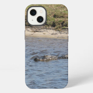 Etui iPhone 13 Photo d'un alligator nageant dans l'eau, nature, f
