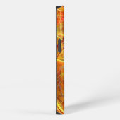 Etui iPhone 13 PHOTON FROID rose orange (Côté droit)