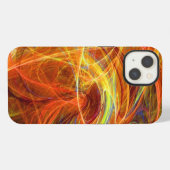 Etui iPhone 13 PHOTON FROID rose orange (Verso Horizontal)