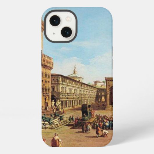 Etui iPhone 13 Piazza della Signoria à Florence (Verso)