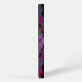 Etui iPhone 13 Pièces spatiales noires et Monogramme à flèches (Côté droit)
