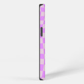 Etui iPhone 13 Pink retro checker pattern Case-Mate iPhone case (Côté droit)