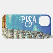 Etui iPhone 13 Pisa Italie europe Peinture colorée (Verso Horizontal)