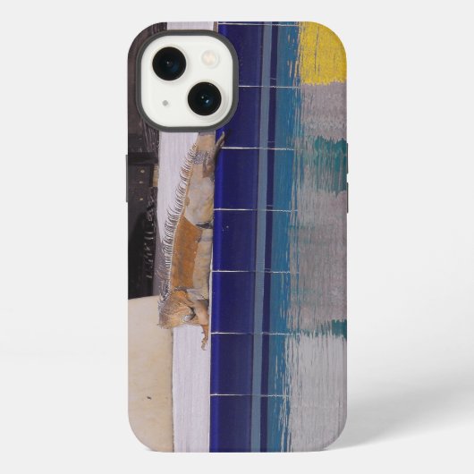 Etui iPhone 13 Piscine de l'Iguana (Verso)
