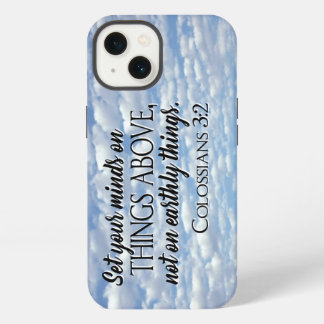 Etui iPhone 13 Placez votre esprit sur les choses au-dessus