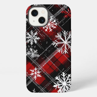 Etui iPhone 13 Plaid hivernal