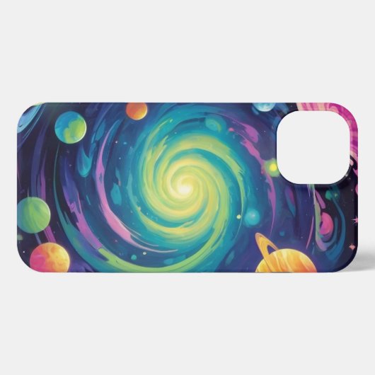 Etui iPhone 13 Planetary Spin (Verso Horizontal)