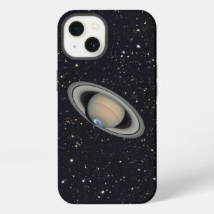 Etui iPhone 13 Planète Saturne Ciel Étoilé