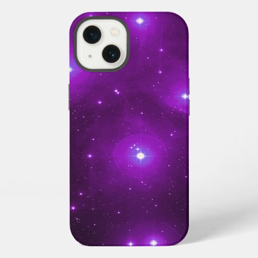 Etui iPhone 13 Pléiades en violet (Verso)