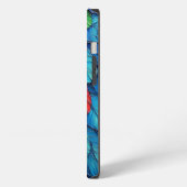 Etui iPhone 13 plumes (Côté gauche)