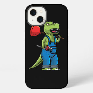 Etui iPhone 13 Plumeur de dinosaure de plomberie