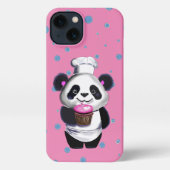 Etui iPhone 13 Point Panda Polka Cute (Verso)