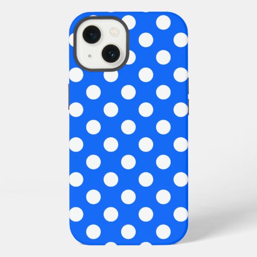 Etui iPhone 13 Points blancs sur un étui Case-Mate pour iPhone bl (Verso)