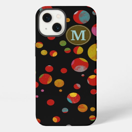 Etui iPhone 13 Points de polka (Verso)