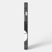 Etui iPhone 13 Points et rayures en gris (Côté gauche)