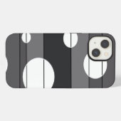 Etui iPhone 13 Points et rayures en gris (Verso Horizontal)
