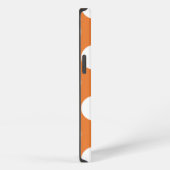 Etui iPhone 13 Points orange et blanc (Côté droit)