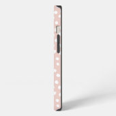 Etui iPhone 13 Points Posters de animaux Fluds Points Rose Et Bla (Côté gauche)