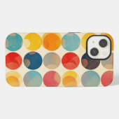 Etui iPhone 13 Points vintage rétro (Verso Horizontal)