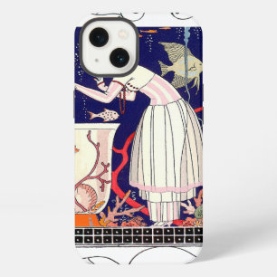 ETUI iPhone 13  POISSON PETIT ÉTOURDISSANT, BEAUTÉ ART DÉCO MODE