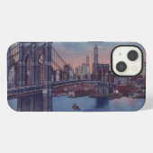 Etui iPhone 13 Pont de Brooklyn vintage (Verso Horizontal)