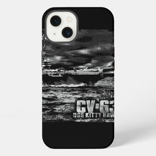Etui iPhone 13 Porte-avions Kitty Hawk (Verso)