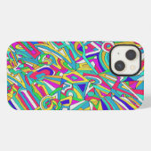 Etui iPhone 13 Portrait Abstrait (Verso Horizontal)