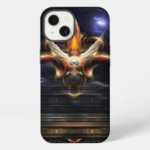 Etui iPhone 13 Portrait de feu à la torche Akrellian